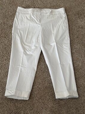 LOFT White Women's Cropped Chino Pants